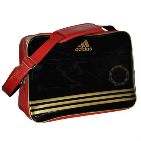 adidas shiny sporttas zwart rood goud large|adidas Shiny .